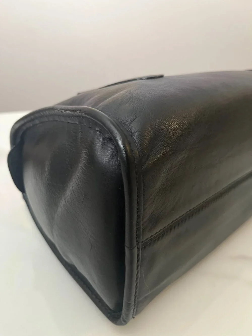 Coach Madison Satchel Limited Edition 17995 Black Leather Bowler Doctor Bag - Picture 7 of 13